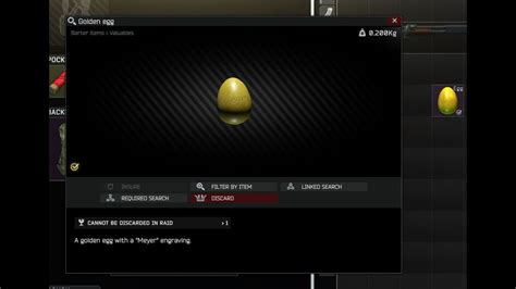 tarkov golden egg price.